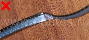 Электронные компоненты в катушке: лента с изломом Электронные компоненты в катушке: лента с изломом