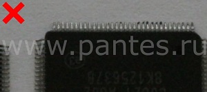 Выводы микросхемы окислились Выводы микросхемы окислились